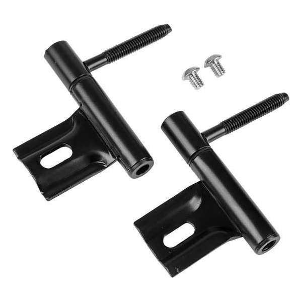 Starx- insteek paumelle (scharnier )- zwart - set van 2 stuks - Polynorm Starx- insteek paumelle (scharnier )- zwart - set van 2 stuks - Polynorm