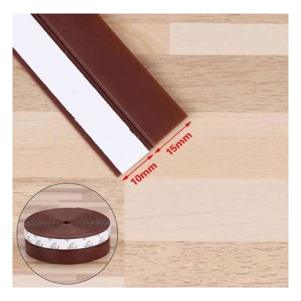 Tochtstrip - Tochtband - Anti-rookstrip - Zelfklevend - Deur - Raam - Verwijderbaar - Wind - Bruin - 25mm x 1m Tochtstrip - Tochtband - Anti-rookstrip - Zelfklevend - Deur - Raam - Verwijderbaar - Wind - Bruin - 25mm x 1m