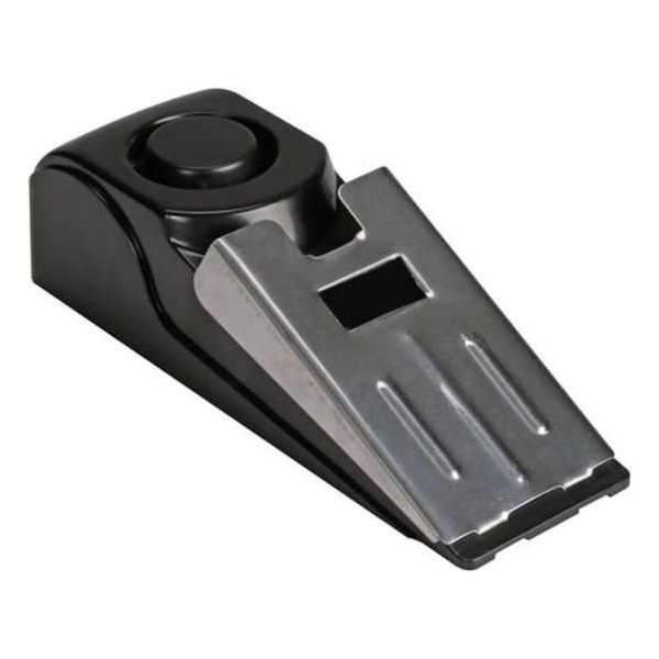 Perel Deurstopper Alarm 14 X 4,5 Cm Polystyreen Zwart Perel Deurstopper Alarm 14 X 4,5 Cm Polystyreen Zwart