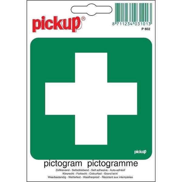 Pick-Up Pictogram EHBO post - 10 x 10 cm Pick-Up Pictogram EHBO post - 10 x 10 cm