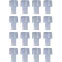 Set van 150 pvc dopjes, buffers, deurdempers (type 4, transparant, 6 mm)
