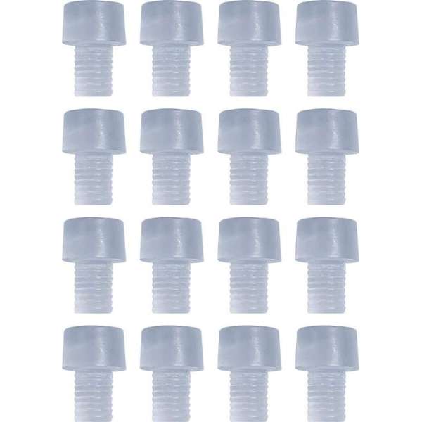 Set van 150 pvc dopjes, buffers, deurdempers (type 4, transparant, 6 mm) Set van 150 pvc dopjes, buffers, deurdempers (type 4, transparant, 6 mm)