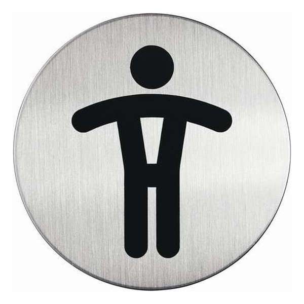 Infobord pictogram Durable 4905 wc heren rond 83Mm Infobord pictogram Durable 4905 wc heren rond 83Mm