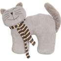 Clayre & Eef Deurstopper Kat 36*15*24 cm Grijs Polyester Deurklem Deurwig
