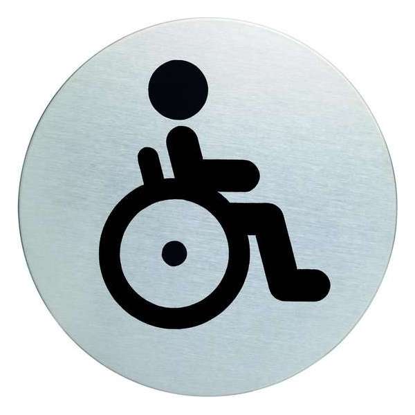 Pictogram|Deurbordje|WC invaliden Pictogram|Deurbordje|WC invaliden