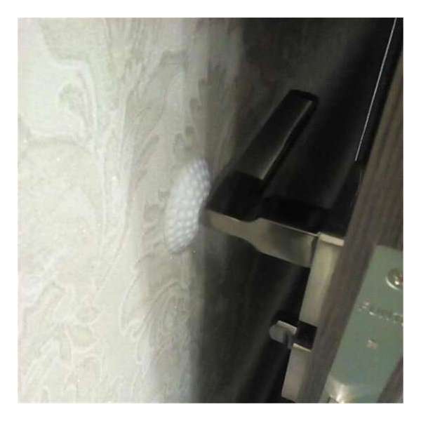 Deur Stopper Klink en Muur Beschermer Wit Deur Stopper Klink en Muur Beschermer Wit