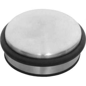 Intersteel Deurstop Puck 90x43 rvs geborsteld