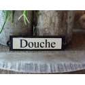 Emaille deurbordje recht 'Douche'