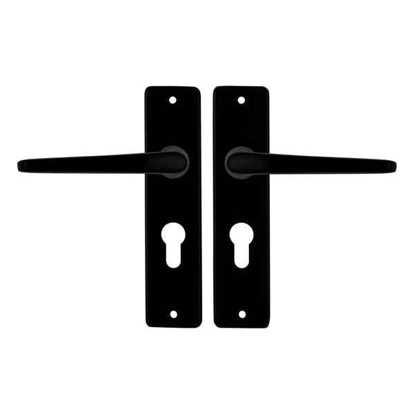 Starx Deurklink Zwart – Deurbeslag – Deurschild voor Profielcilinder (PC55) – Deurklink Duim Starx Deurklink Zwart – Deurbeslag – Deurschild voor Profielcilinder (PC55) – Deurklink Duim