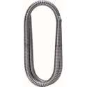 Kopp buigveer 5/8x80cm tbv binnenmaat 125mm +binnenkabel