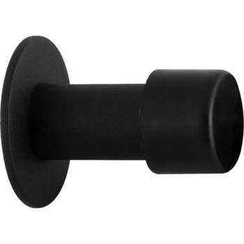 GPF8733.61 zwart deurstopper rond 60x22/50mm