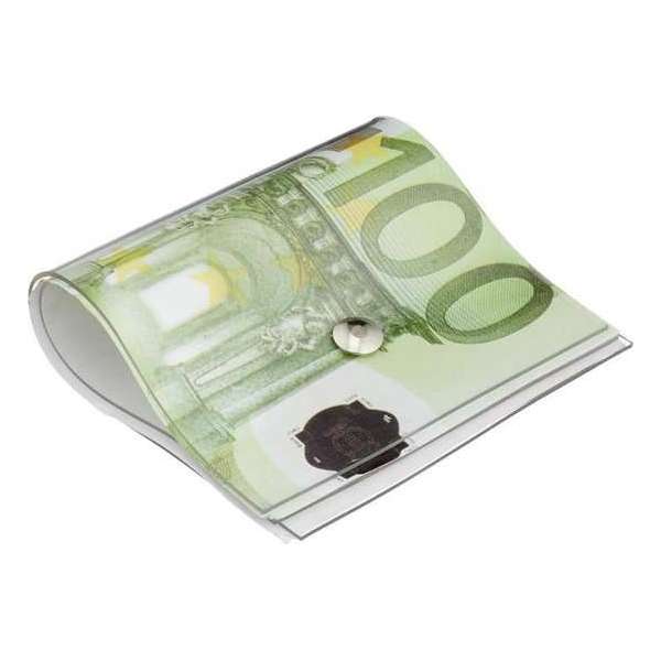 Deurstopper / wig honderd euro biljetten 8 x 7 cm Deurstopper / wig honderd euro biljetten 8 x 7 cm