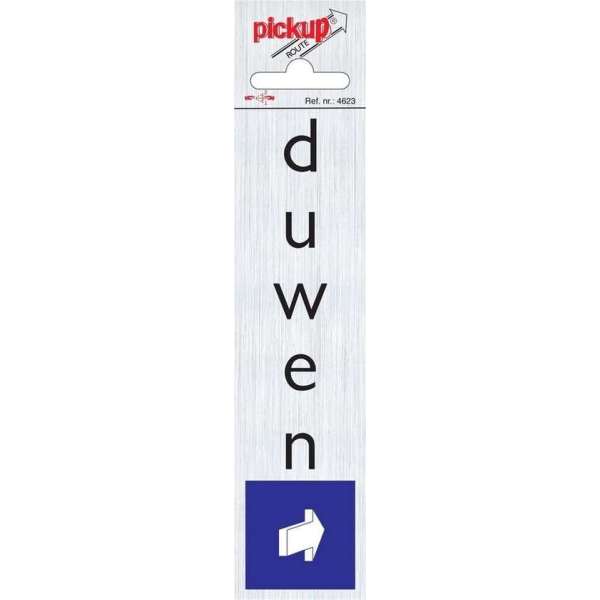 Pickup Route Alulook 165x44 mm - Duwen staand Pickup Route Alulook 165x44 mm - Duwen staand