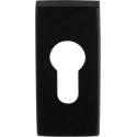 GPF8902.01 zwart cilinderrozet rechthoekig 70x32x10mm