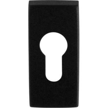 GPF8902.01 zwart cilinderrozet rechthoekig 70x32x10mm