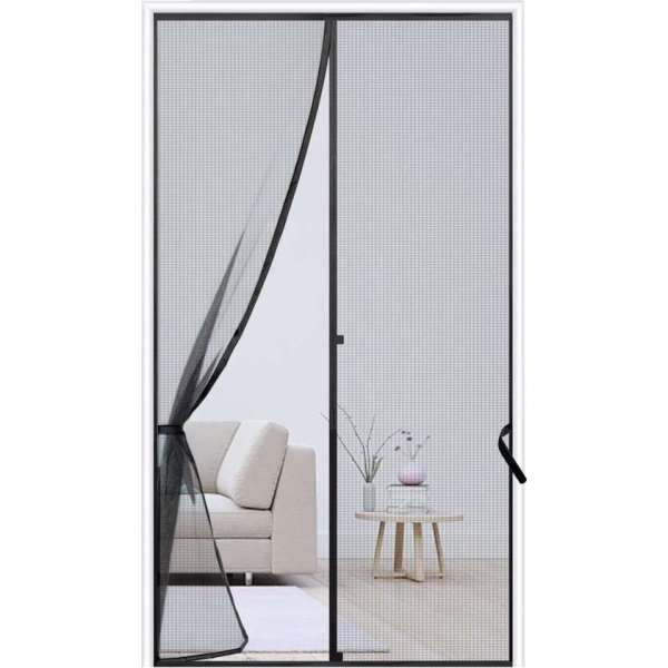 FEDEC Magnetisch Vliegengordijn - Hordeur - Deurgordijn - 99x210 cm - Zwart FEDEC Magnetisch Vliegengordijn - Hordeur - Deurgordijn - 99x210 cm - Zwart