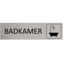 Aluminium Deurbordje Badkamer 165x45mm met tape
