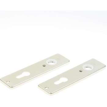 Hoppe Kortschild, aluminium champagne 202kp/pc72