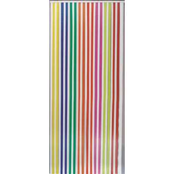 Jekra Vliegengordijn/deurgordijn - Linten - Multicolor/Wit - 90x220 cm