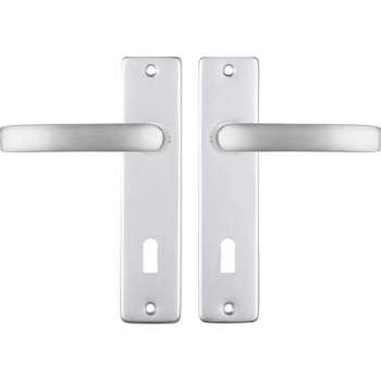 Starx Deurklink Aluminium – Deurbeslag – Deurschild met Sleutelgat (SL72) – Deurklink Blok