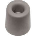 Qlinq Deurbuffer grijs rubber 75x40mm