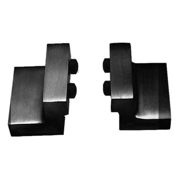 Intersteel Set van 2 stoppers tbv schuifdeursysteem, incl. bevestiging, mat zwart Intersteel Set van 2 stoppers tbv schuifdeursysteem, incl. bevestiging, mat zwart