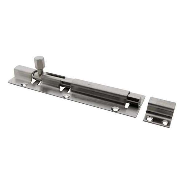 Benson Deurschuif Voor Hangslot 150 x 38 mm - RVS Benson Deurschuif Voor Hangslot 150 x 38 mm - RVS