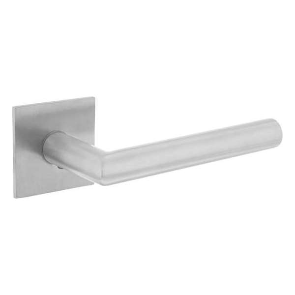 Intersteel Deurkruk Hoek 90° op vierkant magneet rozet rvs geborsteld Intersteel Deurkruk Hoek 90° op vierkant magneet rozet rvs geborsteld