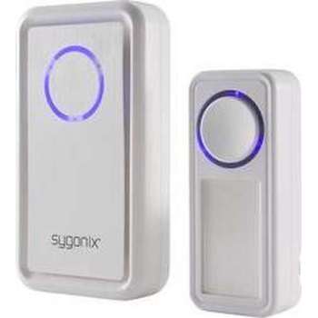 Sygonix SY-4499404 Complete set voor Draadloze deurbel Met naambord, Met knipperlicht