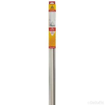 Dorpelstrip  Borstel Schroefbaar 1.10M 40 mm Wit Kunststof