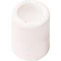 1x stuks deurstopper / deurbuffer rubber wit 60 mm