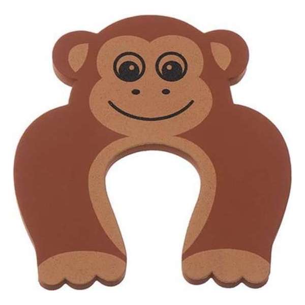 Deurstoppers Foam voor Kinderen Set van 4 Veiligheid Vinger Bescherming Deurbescherming Aap Design Deurstoppers Foam voor Kinderen Set van 4 Veiligheid Vinger Bescherming Deurbescherming Aap Design