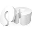 2-pack Deurstoppers - Foam - Deurklem - Kinderbeveiliging - Vingerbescherming - Veiligheid kind - Deur - Kozijn - Wit