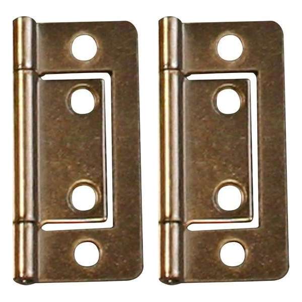 Qlinq Meubelscharnier Opleg - Vernikkeld - 50 x 25 mm - 2 Stuks Qlinq Meubelscharnier Opleg - Vernikkeld - 50 x 25 mm - 2 Stuks