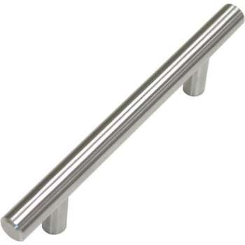 RVS Handgreep Handvat - Keuken Handgrepen - Keukenkast / Deur Grepen - Deurgreep / Kast Hendel Kastgreep - T-vorm 128mm