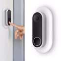 Goodlux muurplaat – Muurbeugel – Montage plaat – Wedge - Houder geschikt voor Google Nest Hello deurbel / videodeurbel - Wit