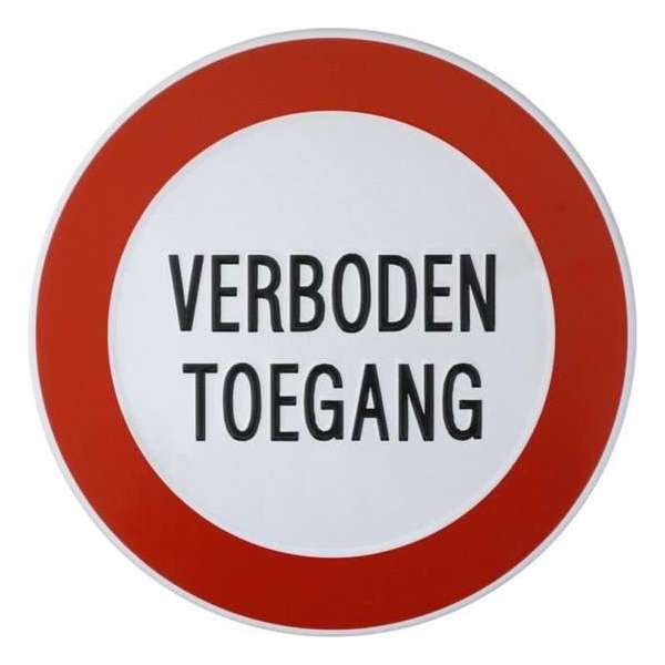 Bordje Verboden Toegang