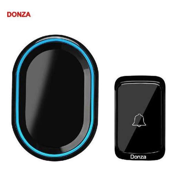 Donza - Draadloze Deurbel met 1 Ontvanger - 5 Volume/60 Melodie - IP44 waterdicht - batterij van 5 jaar Donza - Draadloze Deurbel met 1 Ontvanger - 5 Volume/60 Melodie - IP44 waterdicht - batterij van 5 jaar