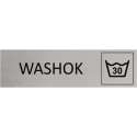 Aluminium Deurbordje Washok 165x45mm met tape