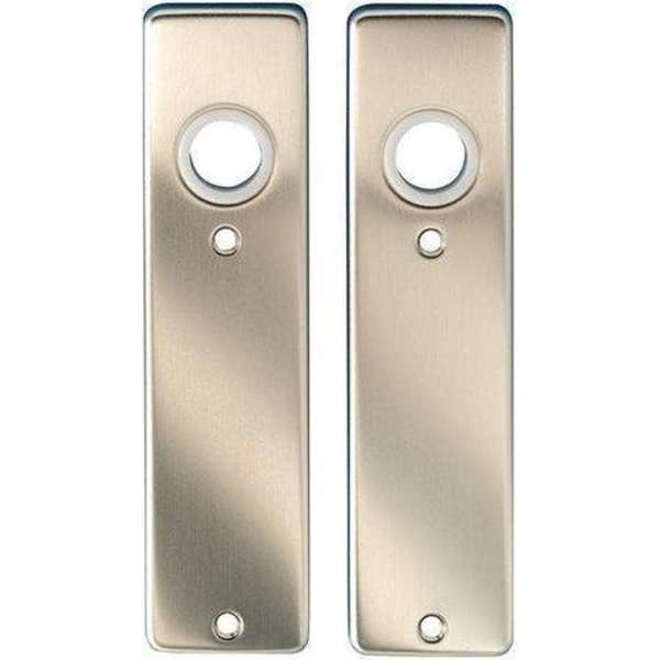 HOPPE Kortschilden 165 x 43 mm 4880120 F2 blind alu. HOPPE Kortschilden 165 x 43 mm 4880120 F2 blind alu.