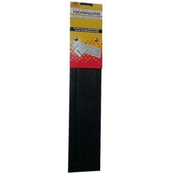 Deltafix Brievenbus brievenbustochtplaat met klep bruin Deltafix Brievenbus brievenbustochtplaat met klep bruin