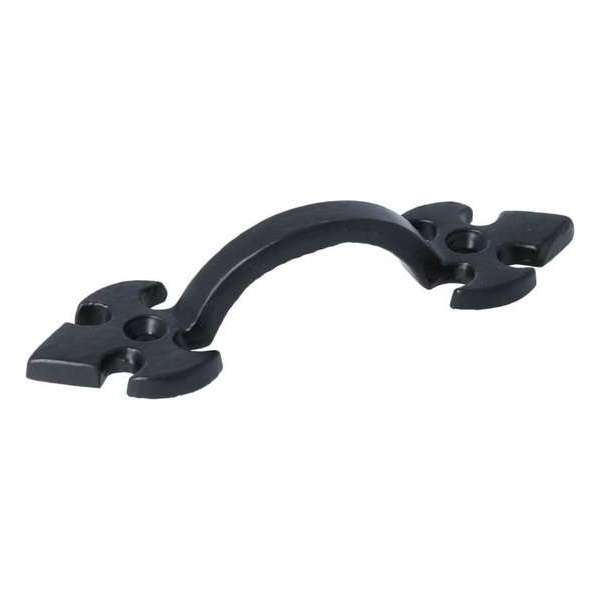 Booggreepje Bewerkt 106 mm IJzer Zwart Booggreepje Bewerkt 106 mm IJzer Zwart