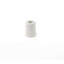 Dulimex DX deurbuffer rubber, wit, 37x48mm