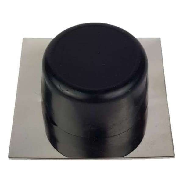 Deurstopper - zwart 30x45x18mm Deurstopper - zwart 30x45x18mm