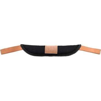 Esschert Design Deurkussen 3,3 X 44 Cm Denim Zwart/cognac