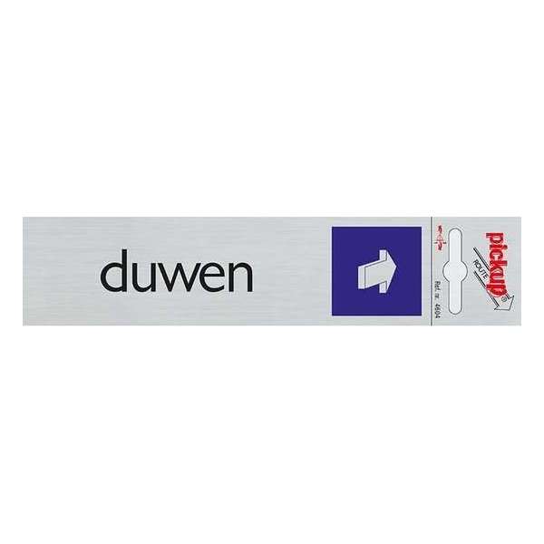 Pickup duwen (liggend) deurbordje - 165 x 44 mm Pickup duwen (liggend) deurbordje - 165 x 44 mm