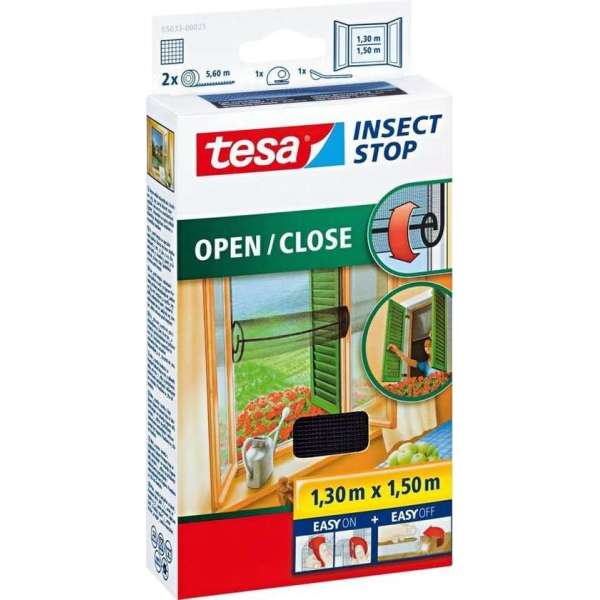 Tesa - Raamhor - 130x150 cm - Zwart Tesa - Raamhor - 130x150 cm - Zwart