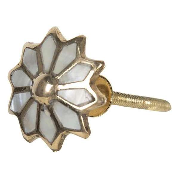 Clayre & Eef Deurknop Ø 3 cm Goudkleurig Metaal Meubelknop Clayre & Eef Deurknop Ø 3 cm Goudkleurig Metaal Meubelknop