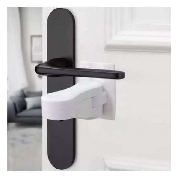Serrure de poingée de porte-2 pièces- sécurité enfant-protection de porte adaptée aux enfants Serrure de poingée de porte-2 pièces- sécurité enfant-protection de porte adaptée aux enfants