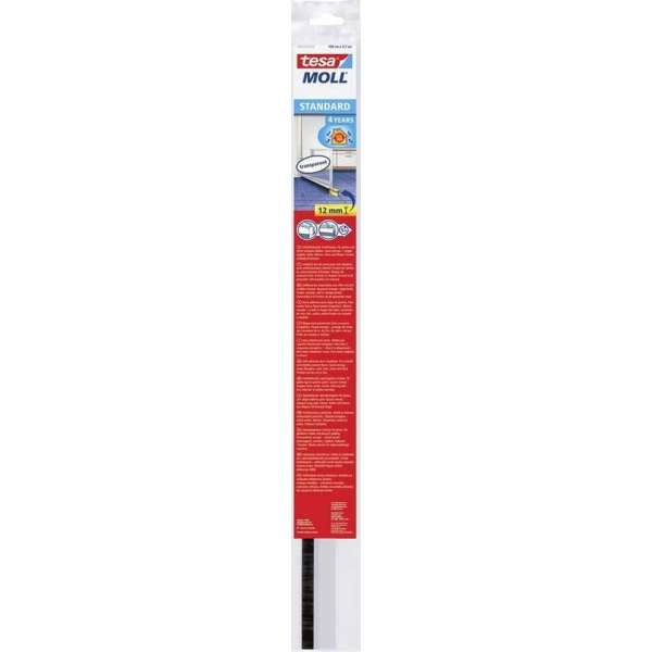 Dorpelstrip (borstel) voor effen vloeren - transparant transparant Dorpelstrip (borstel) voor effen vloeren - transparant transparant